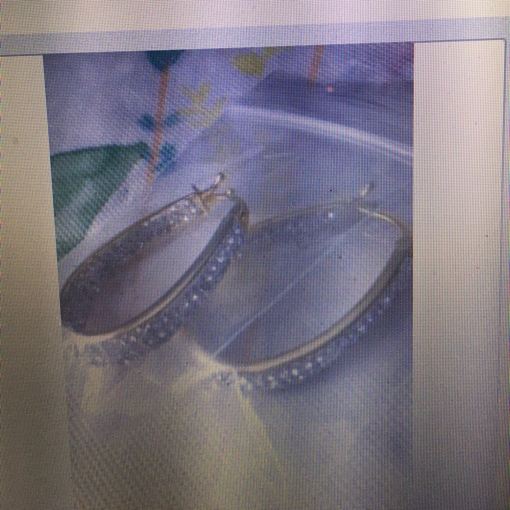 Oval hoop earrings,  gold plated,Swarovski